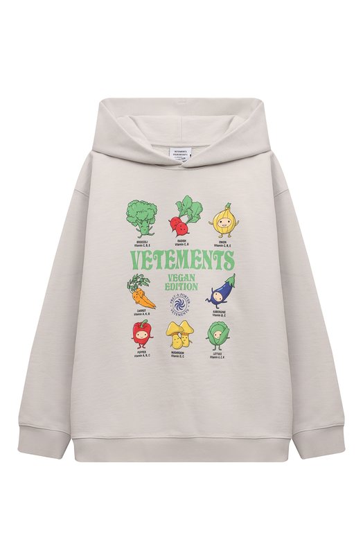 Хлопковое худи VETEMENTS 38400₽