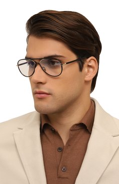 Женские оправа TOM FORD черного цвета, арт. TF5897-B 001 | Фото 3 (Региональные ограничения белый список (Axapta Mercury): Не проставлено; Материал: Металл, Пластик; Нос: Не проставлено; Тип очков: Оправа; Кросс-КТ: Оправы-унисекс; Очки форма: Авиаторы; Оптика Гендер: оптика-унисекс)
