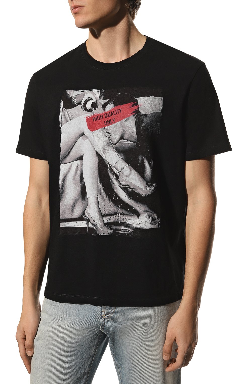 Хлопковая футболка BISIBIGLIO, арт. QUALITY LEGS/2212 RIF (C0TT0NE PESANTE), фото 3