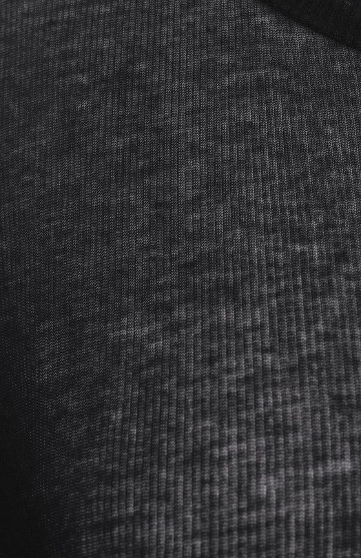 Хлопковый лонгслив Ann Demeulemeester B0012885/FA434 Чёрный  B0012885/FA434 Фото 6