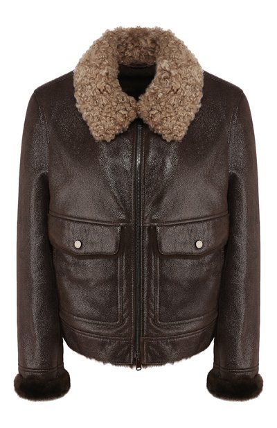 Женская укороченная дубленка BRUNELLO CUCINELLI, арт. MPMSH8583