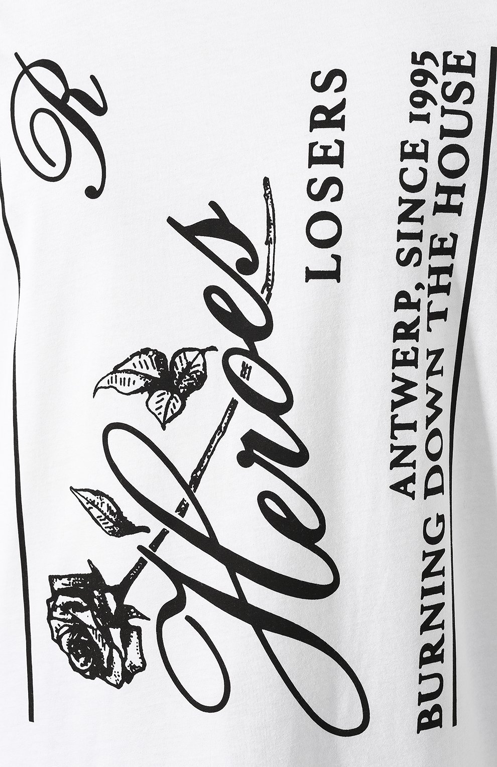 Хлопковая футболка RAF SIMONS, арт. 192-120-19001, фото 5