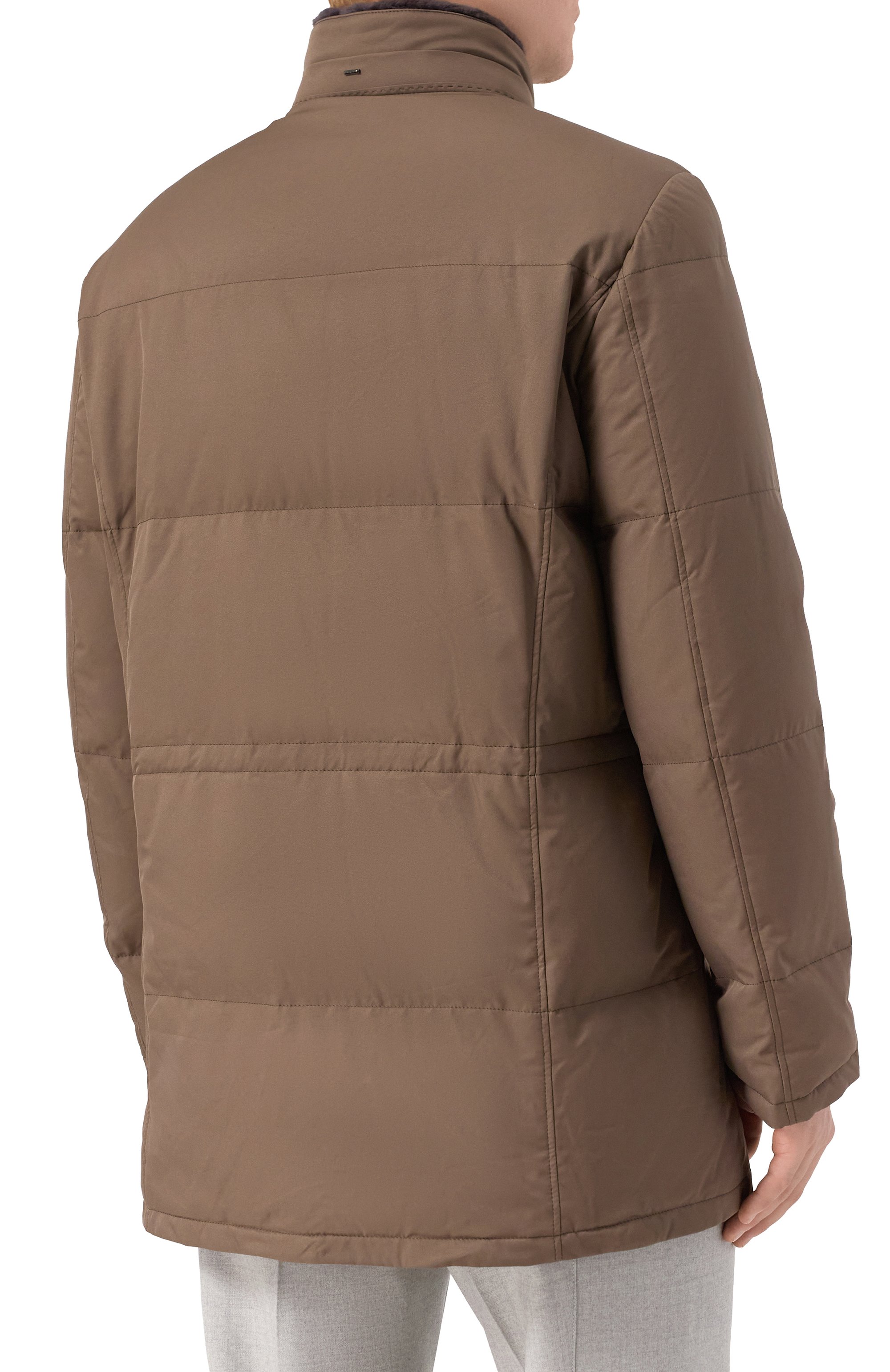 Пуховик с воротником из нутрии STEFANO RICCI, арт. MDJ5300350/PL001T, фото 4