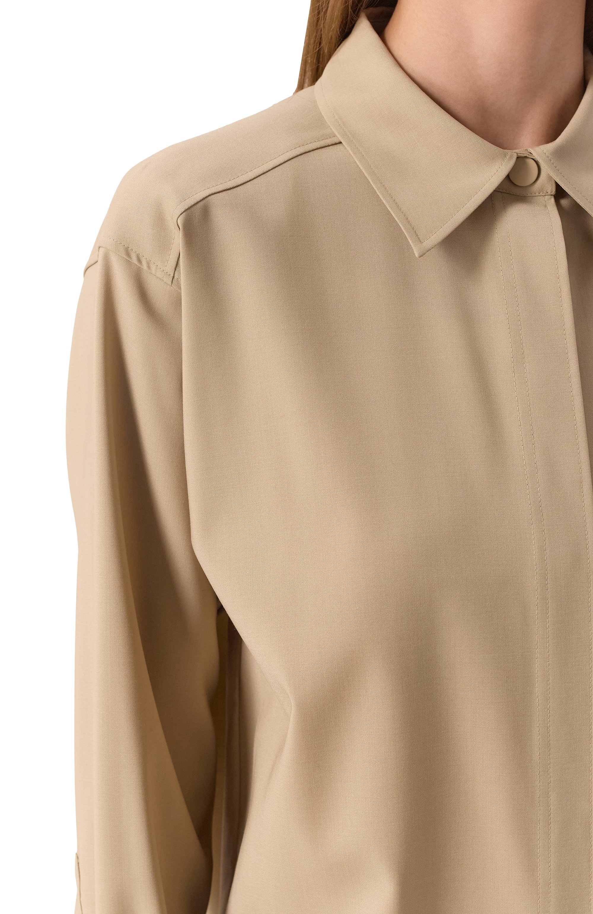 Шерстяная рубашка BOSS, арт. 50536951, фото 5