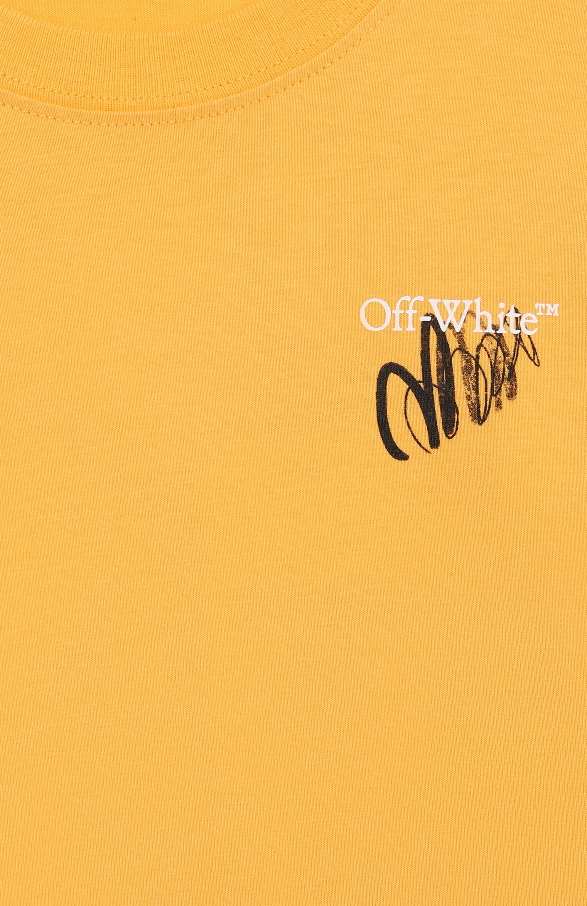 Хлопковая футболка OFF-WHITE, арт. 0BAA002S25JER00A/4-12, фото 3