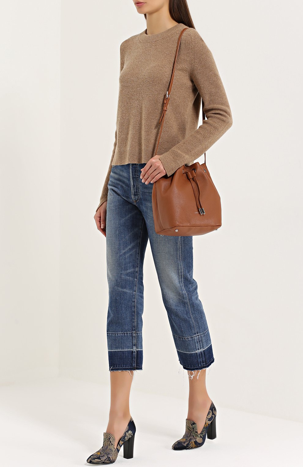 Текстильные туфли с цветочным принтом RALPH LAUREN, арт. 858/XZ19I/XY19I, фото 2