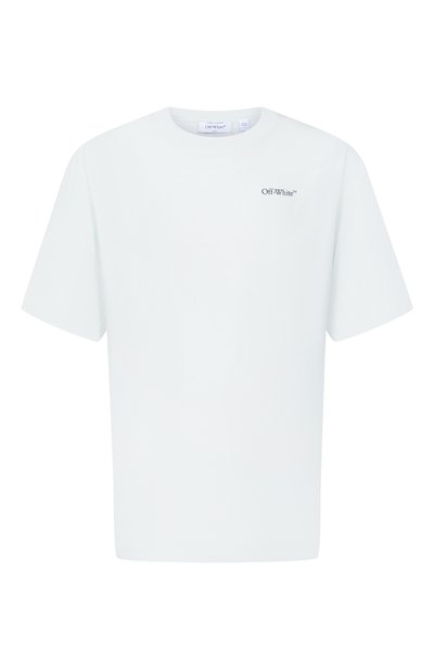 Мужская хлопковая футболка OFF-WHITE, арт. 0MAA120S26JER008