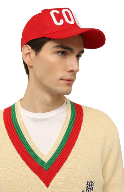 Хлопковая бейсболка DSQUARED2, арт. BCM0510 05C00001, фото 2