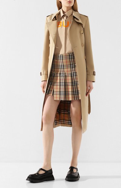 Хлопковая рубашка BURBERRY, арт. 8029006, фото 2