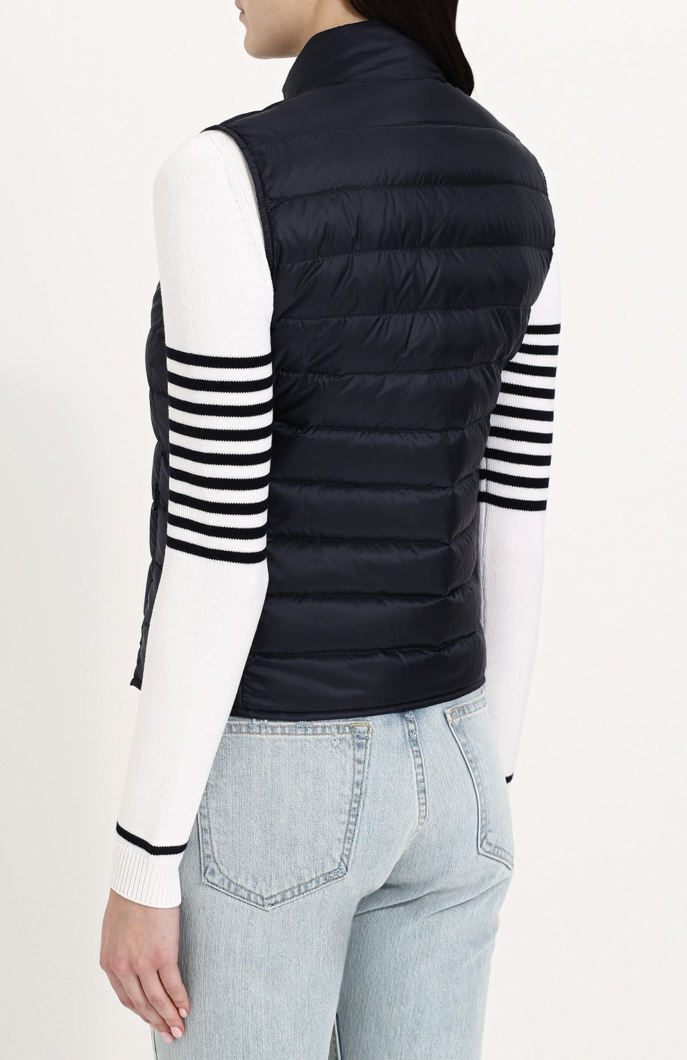 Стеганый пуховый жилет с воротником-стойкой MONCLER, арт. D1-093-48303-99-53048, фото 4