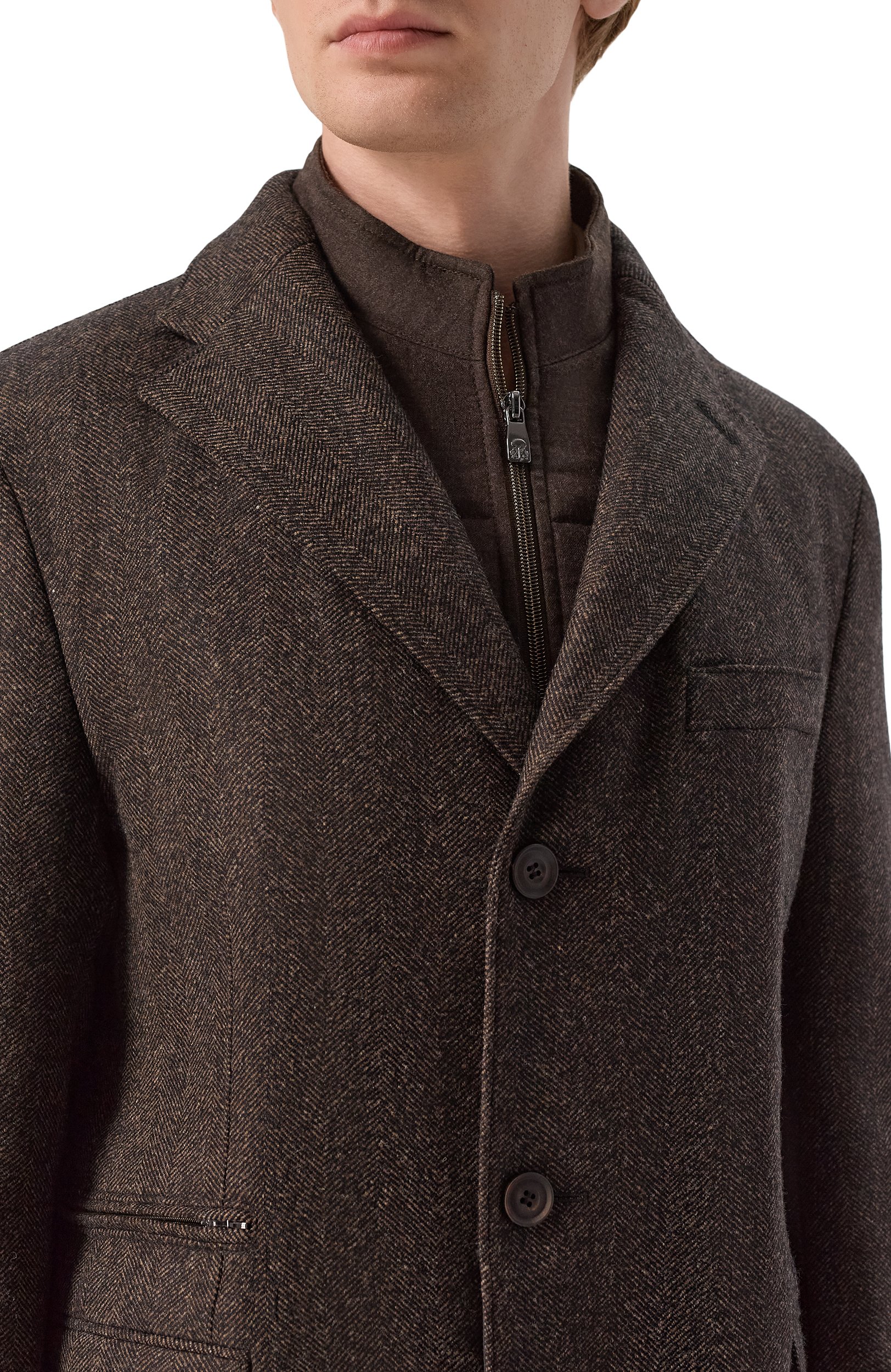 Шерстяное пальто CORNELIANI, арт. 281590/2A12311, фото 5