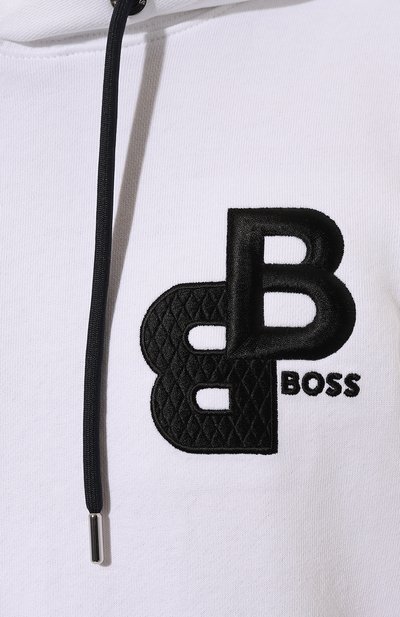 Хлопковое худи BOSS, арт. 50499925, фото 5