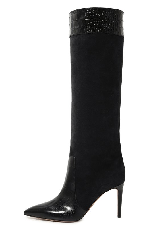 Замшевые сапоги Stiletto 85 Paris Texas PX1276/XC0V3 Чёрный  PX1276/XC0V3 Фото 4