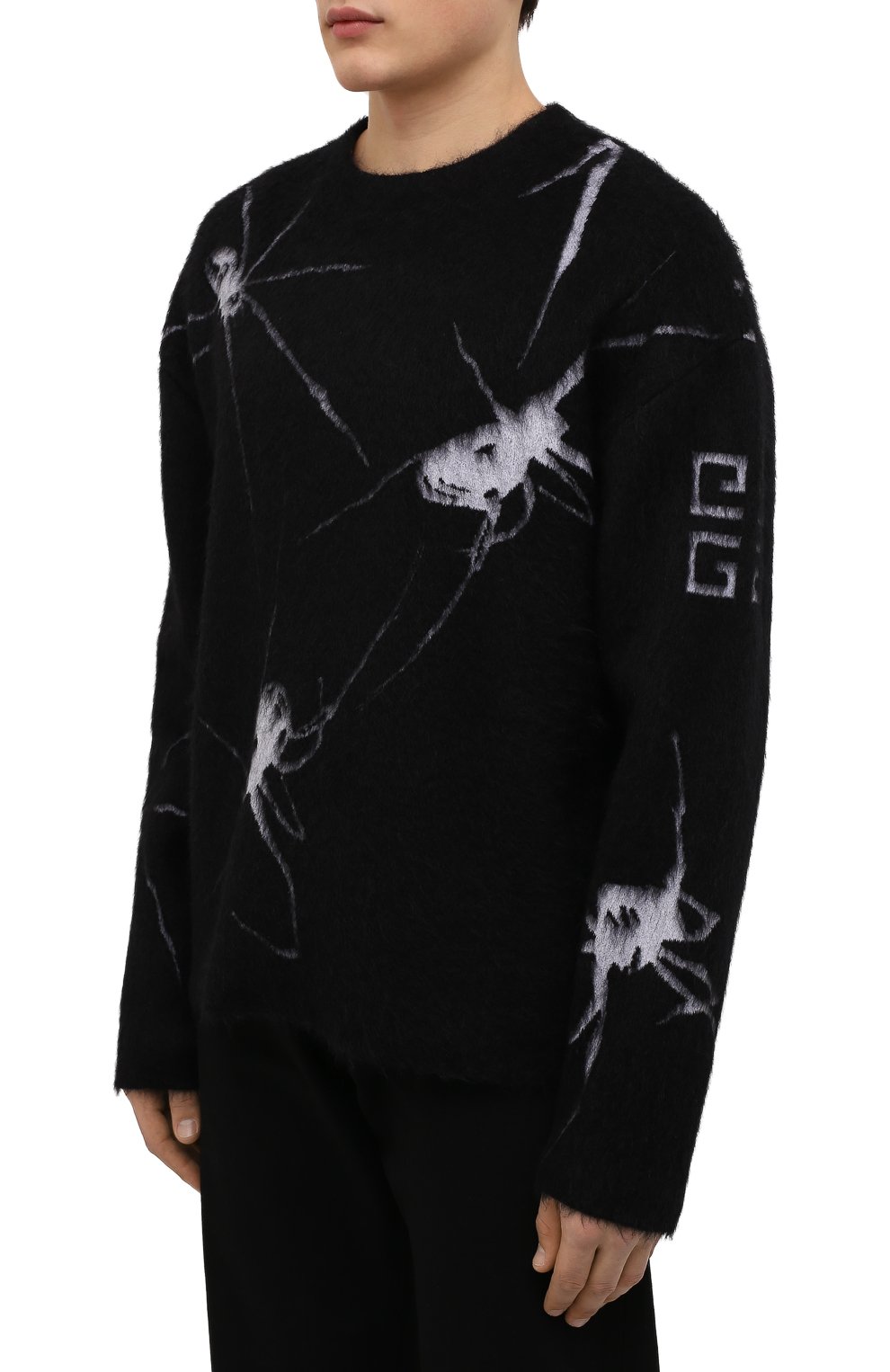 Свитер из шерсти и вискозы GIVENCHY, арт. BM90H24Y9B, фото 3