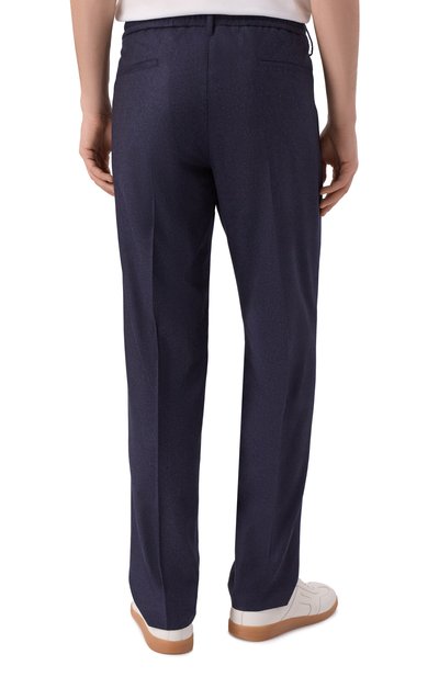 Брюки из шерсти и кашемира CAPOBIANCO темно-синего цвета по цене 72950 руб., арт. 19M808.FA00., фото 4 Брюки из шерсти и кашемира CAPOBIANCO, арт. 19M808.FA00., фото 4