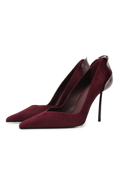 Женские замшевые туфли petalo 100 LE SILLA, арт. 3115E090BXPPVEL