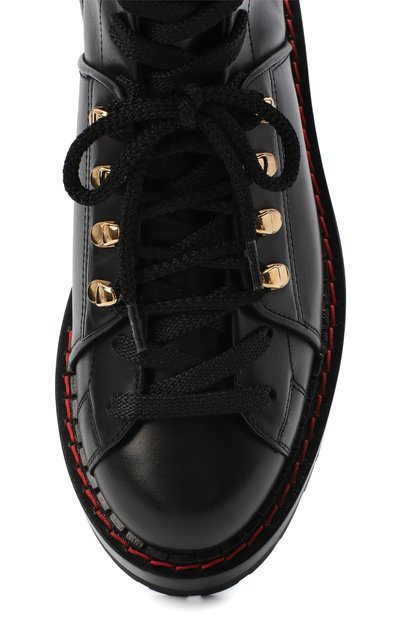 Кожаные ботинки VERSACE, арт. DST466E/DVTA3, фото 5