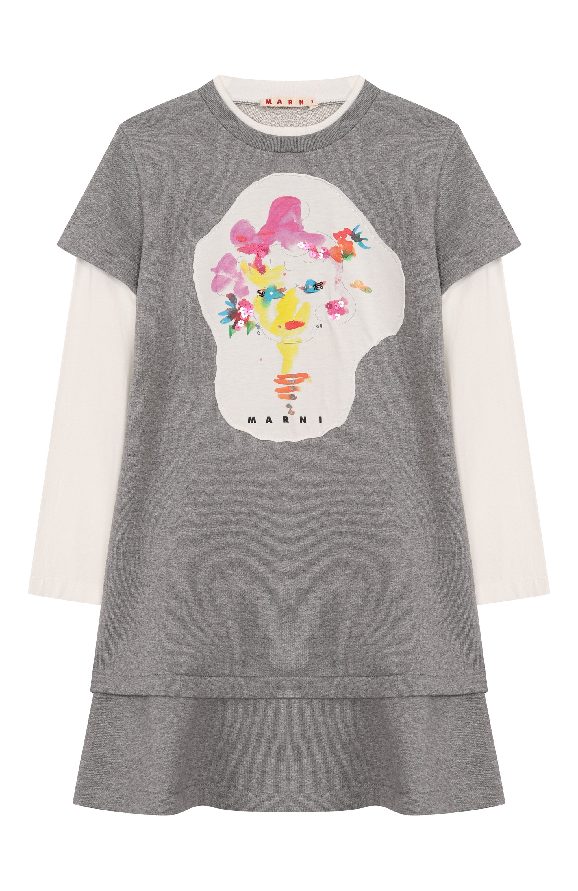 Хлопковое платье MARNI, арт. M01598/M00V1, фото 1