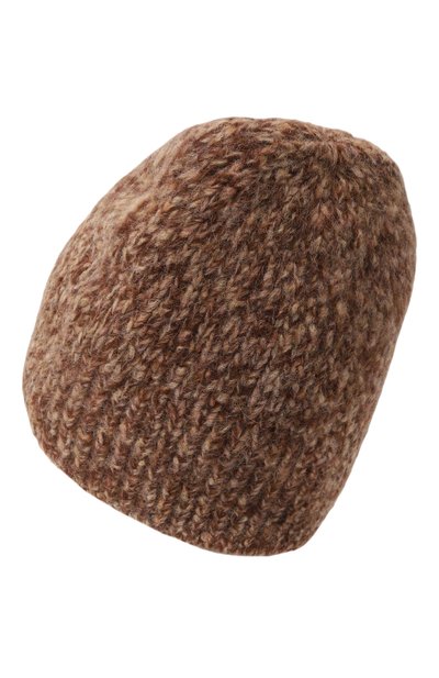 Шерстяная шапка DRIES VAN NOTEN коричневого цвета по цене 19800 руб., арт. 232-022210-7704, фото 2 Шерстяная шапка DRIES VAN NOTEN, арт. 232-022210-7704, фото 2