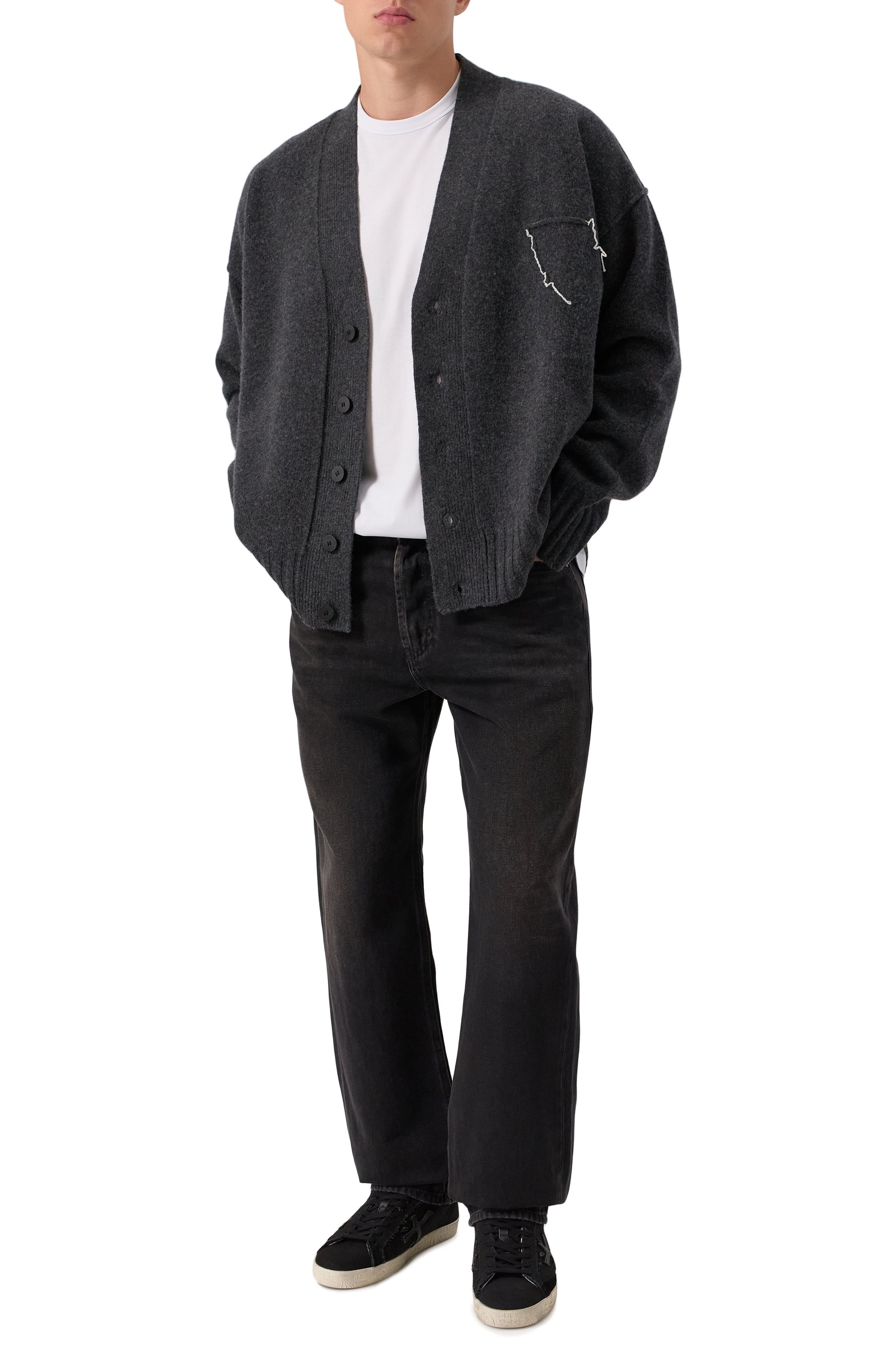 Кардиган из кашемира и шерсти ISABEL BENENATO, арт. UK23F25, фото 2