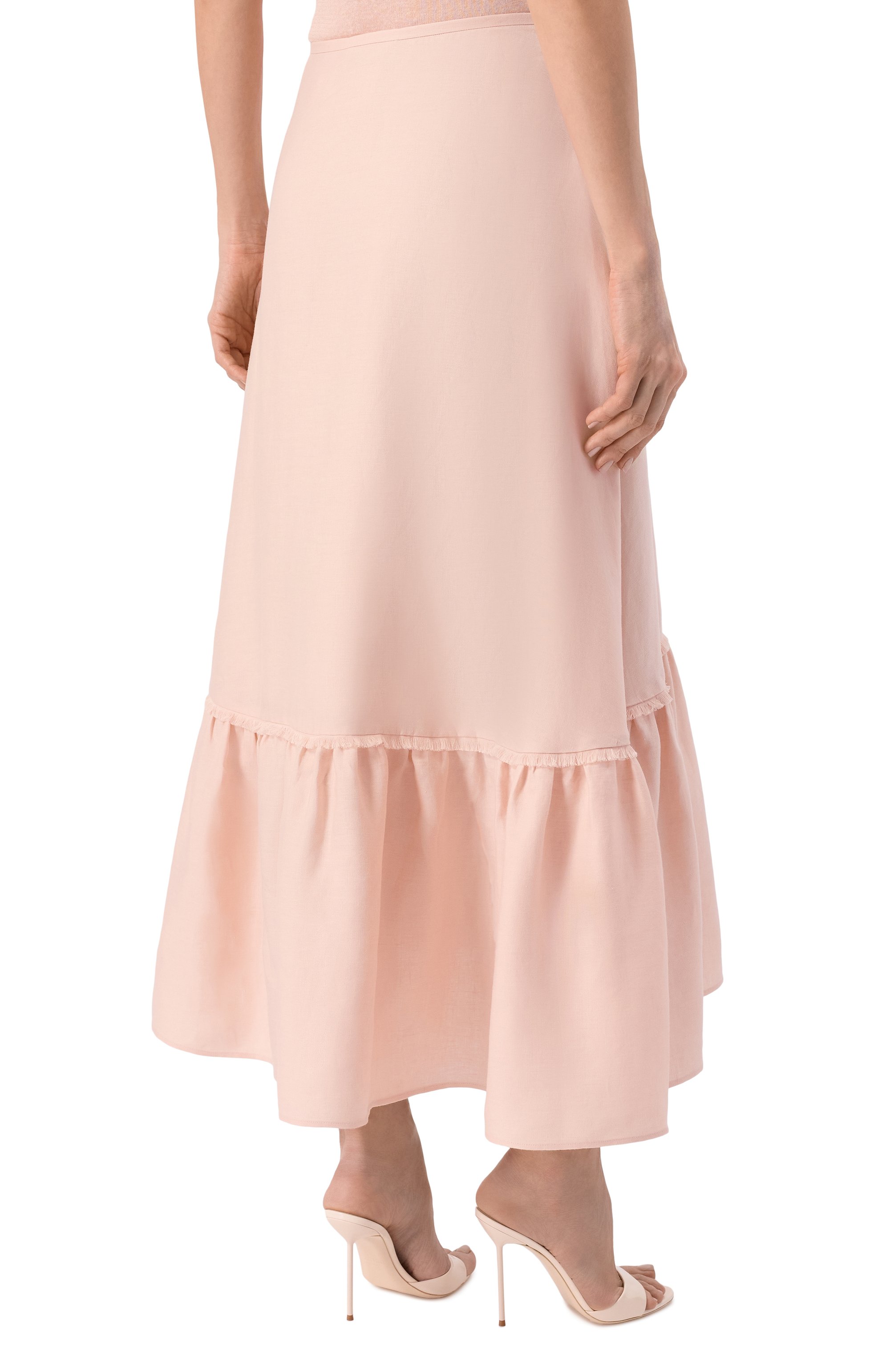 Льняная юбка AGNONA, арт. TG1107E/U3049E, фото 4