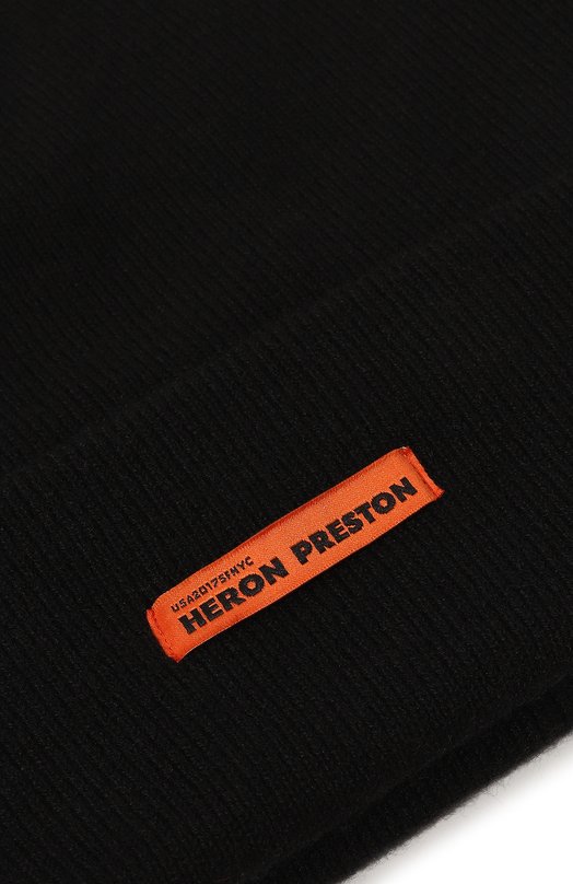 Шерстяная шапка Heron Preston Чёрный, фото 4