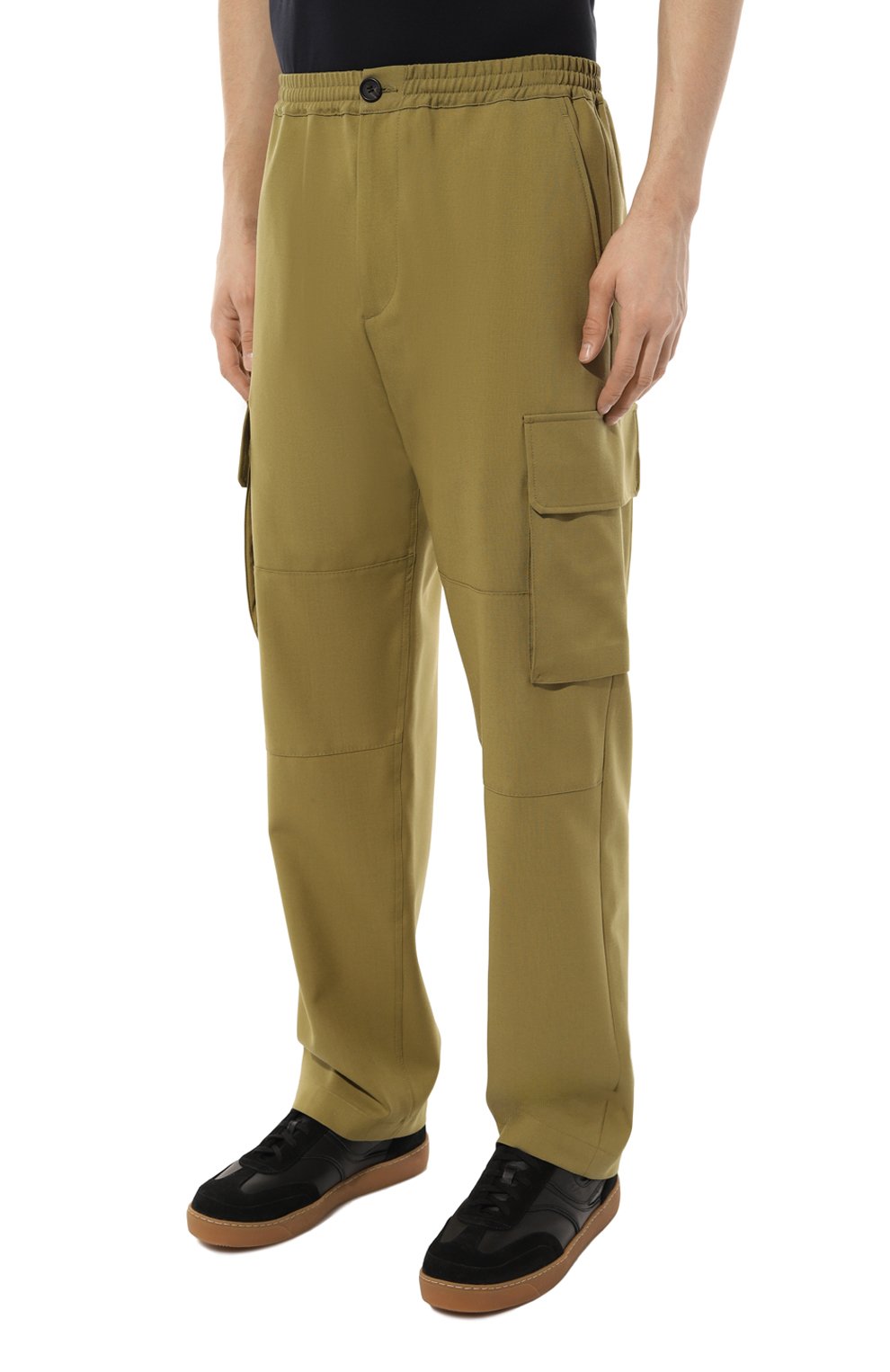 Шерстяные брюки-карго MARNI, арт. PUMU0207U2/TW839, фото 3