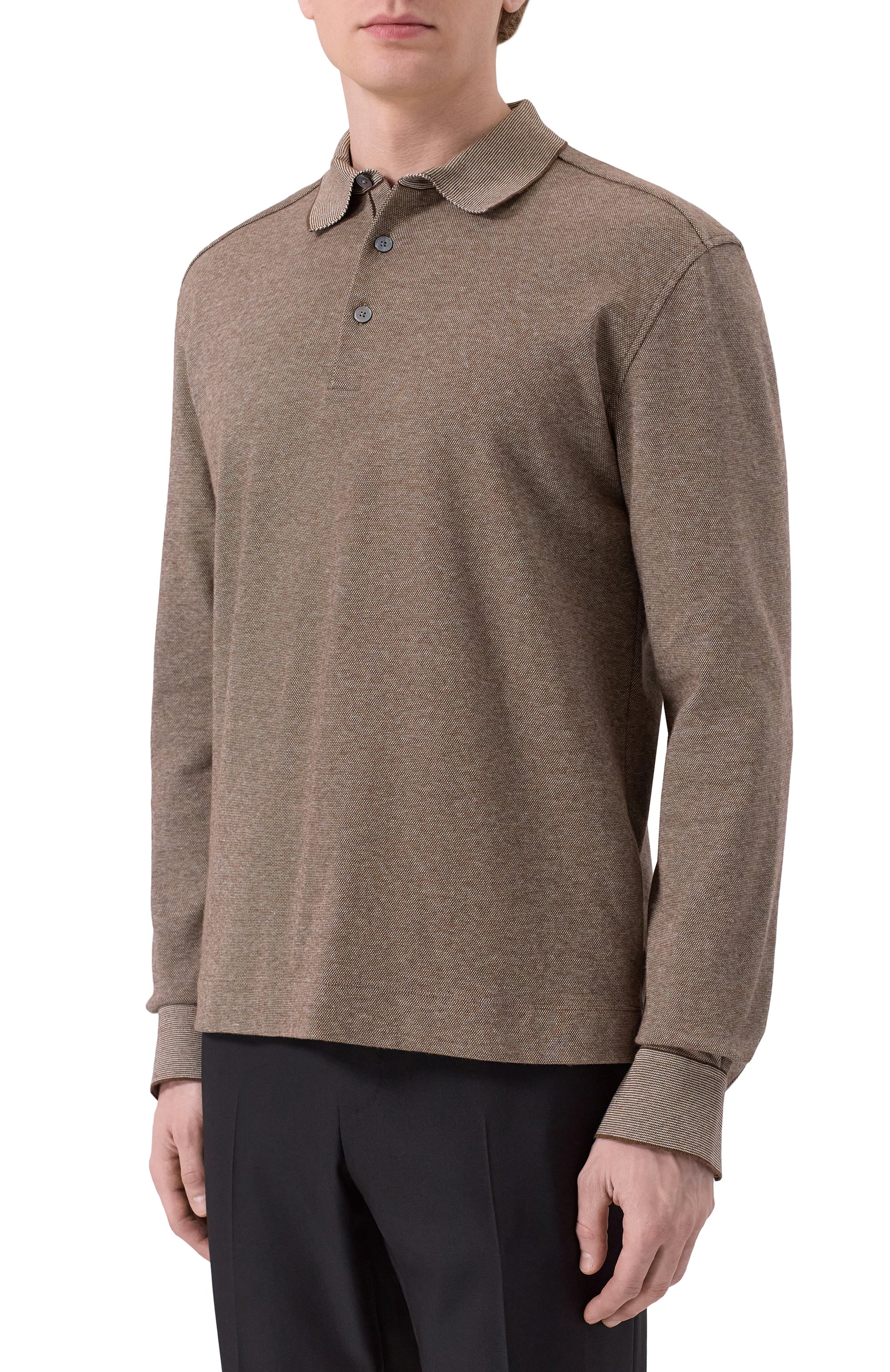 Хлопковое поло ZEGNA, арт. E739/UE394A8, фото 3