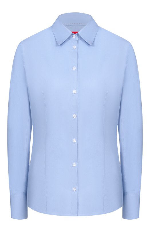 Хлопковая рубашка HUGO 50554568 Голубой 50554568