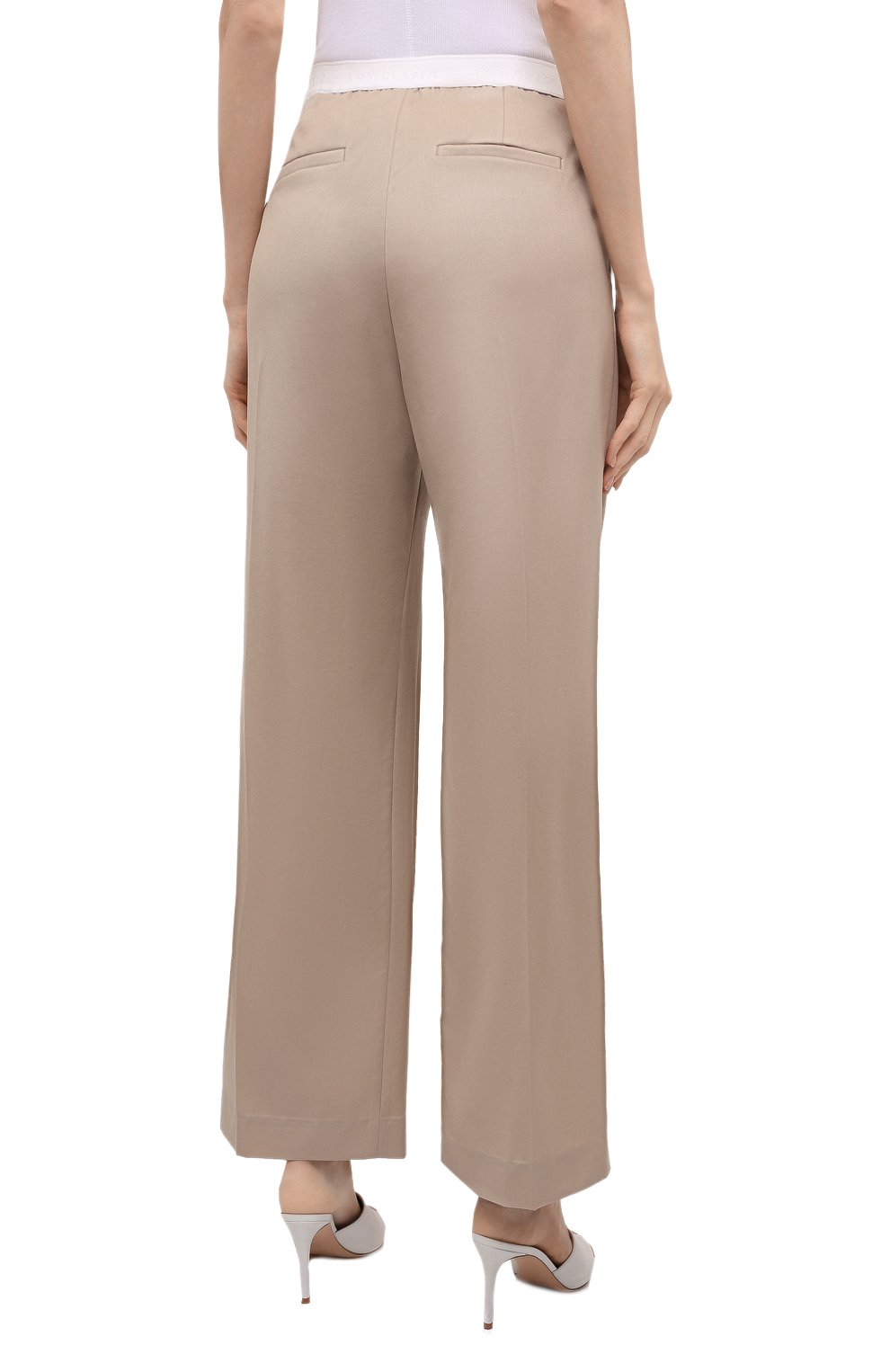 Шерстяные брюки LOW CLASSIC, арт. L0W21SS_TR01BE, фото 4