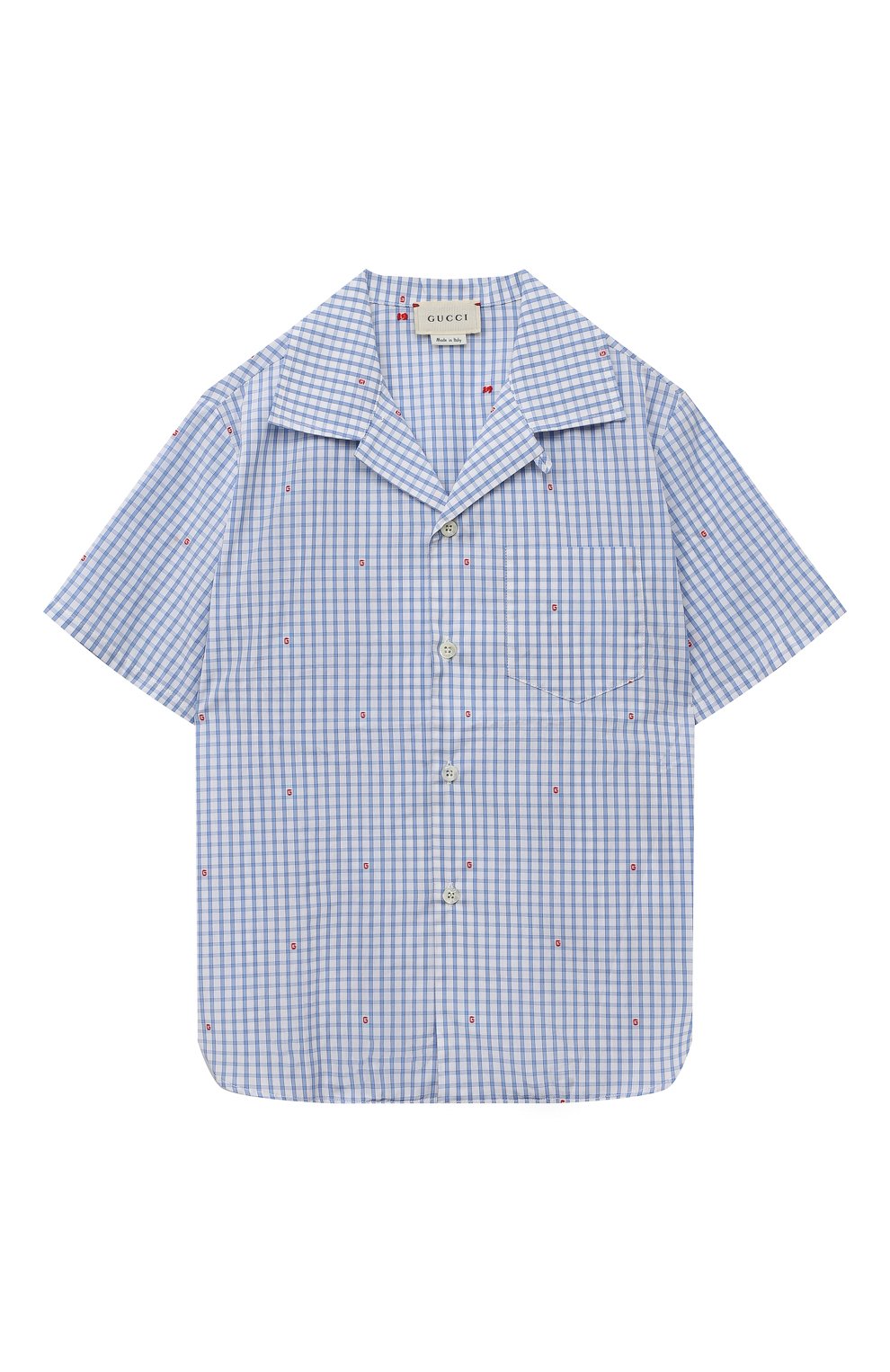 Хлопковая рубашка GUCCI, арт. 600374 XWAHR, фото 1