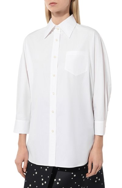Хлопковая рубашка PRADA, арт. P477E-1UCX-F0009-211, фото 3