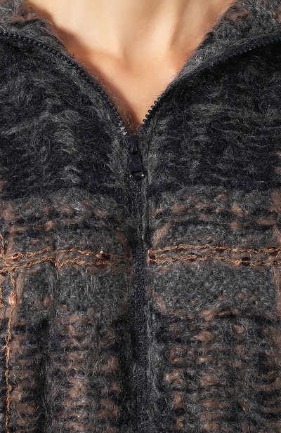 Кардиган на молнии с капюшоном BRUNELLO CUCINELLI, арт. M4U320406, фото 5