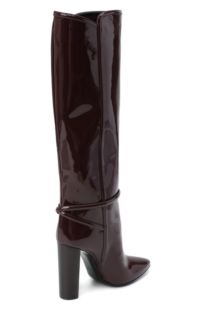 Кожаные сапоги 76 SAINT LAURENT, арт. 633727/1TV00, фото 4