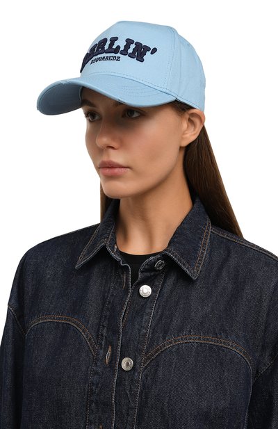 Хлопковая бейсболка DSQUARED2, арт. BCM0739/05C00001, фото 2