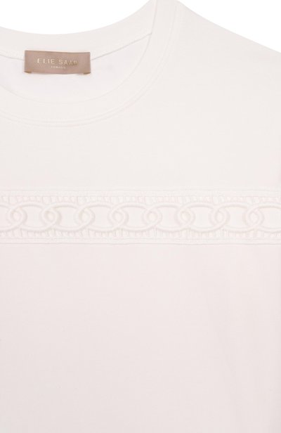 Хлопковая футболка ELIE SAAB JUNIOR, арт. EFTS027/TS0059, фото 3