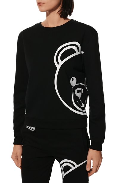 Хлопковый свитшот MOSCHINO, арт. A1724/9021, фото 3