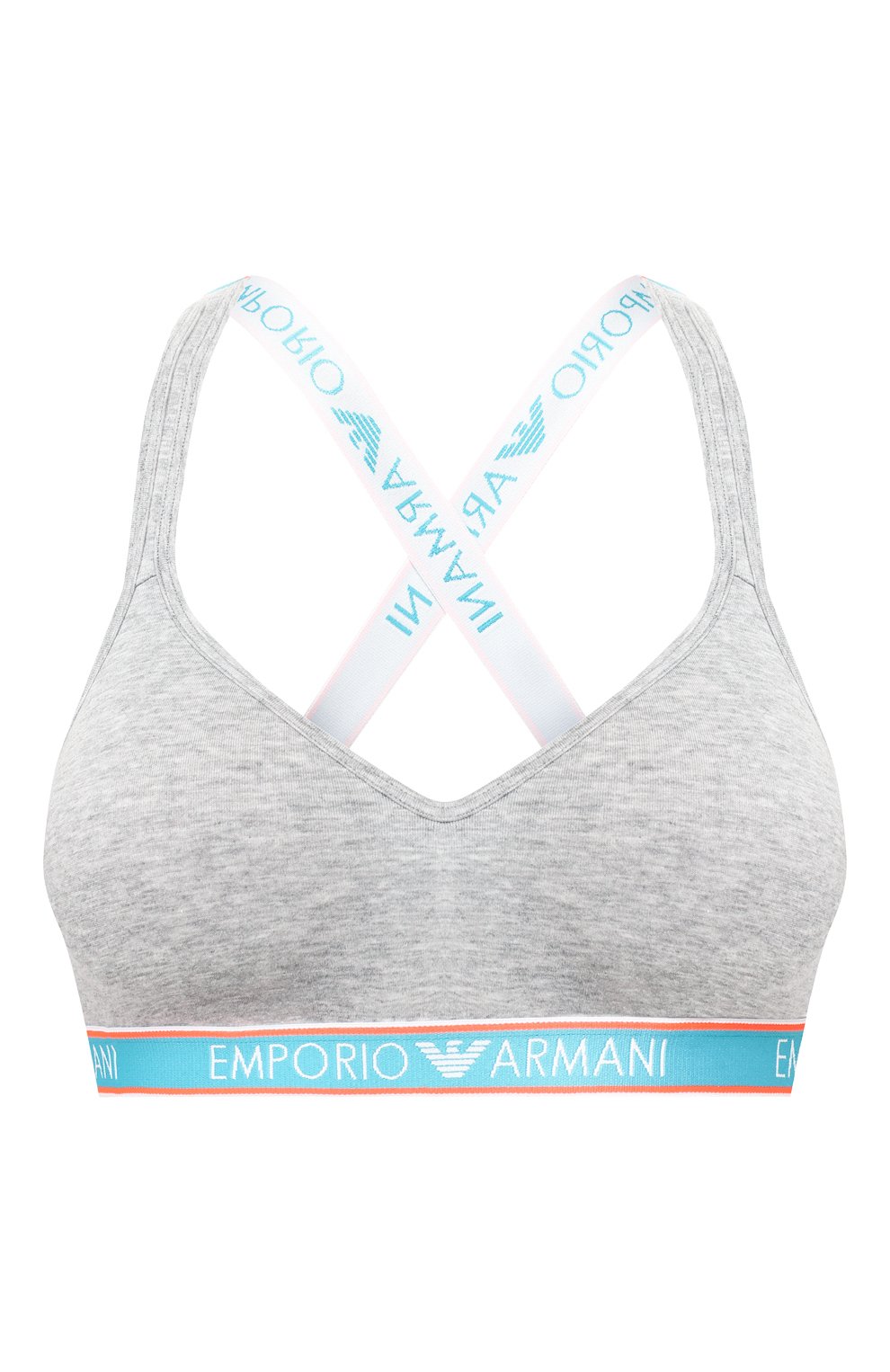 Хлопковый бюстгальтер EMPORIO ARMANI, арт. 163995/0P317, фото 1