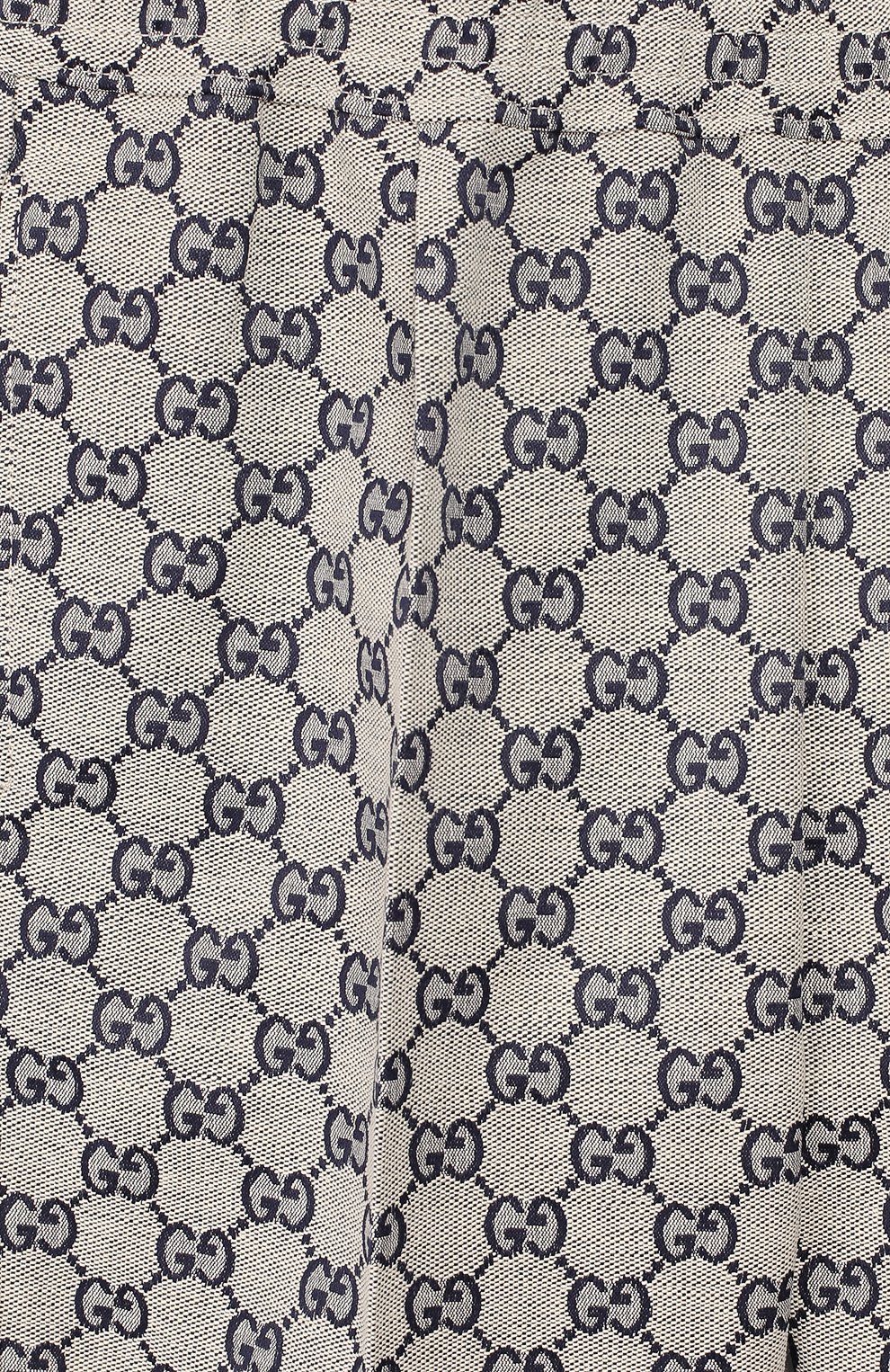 Хлопковые брюки GUCCI, арт. 574015/XWAEZ, фото 3