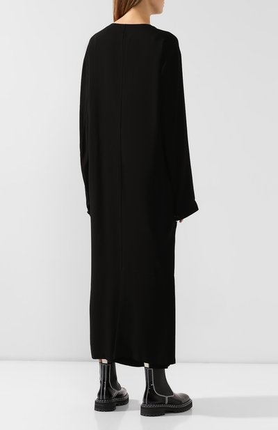 Платье YOHJI YAMAMOTO черного цвета по цене 68400 руб., арт. YC-D33-201, фото 4 Платье YOHJI YAMAMOTO, арт. YC-D33-201, фото 4