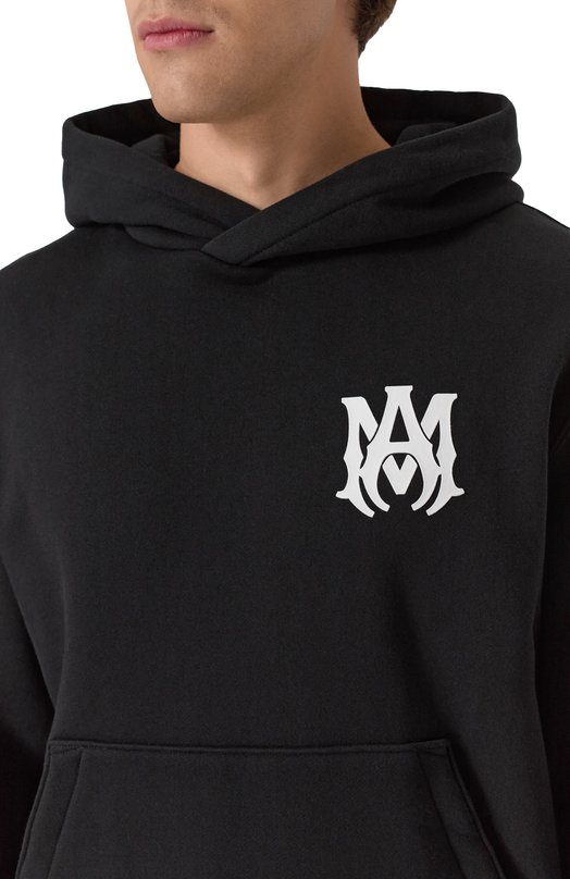 Хлопковое худи Amiri AMJYHD1050 Чёрный  AMJYHD1050 Фото 5