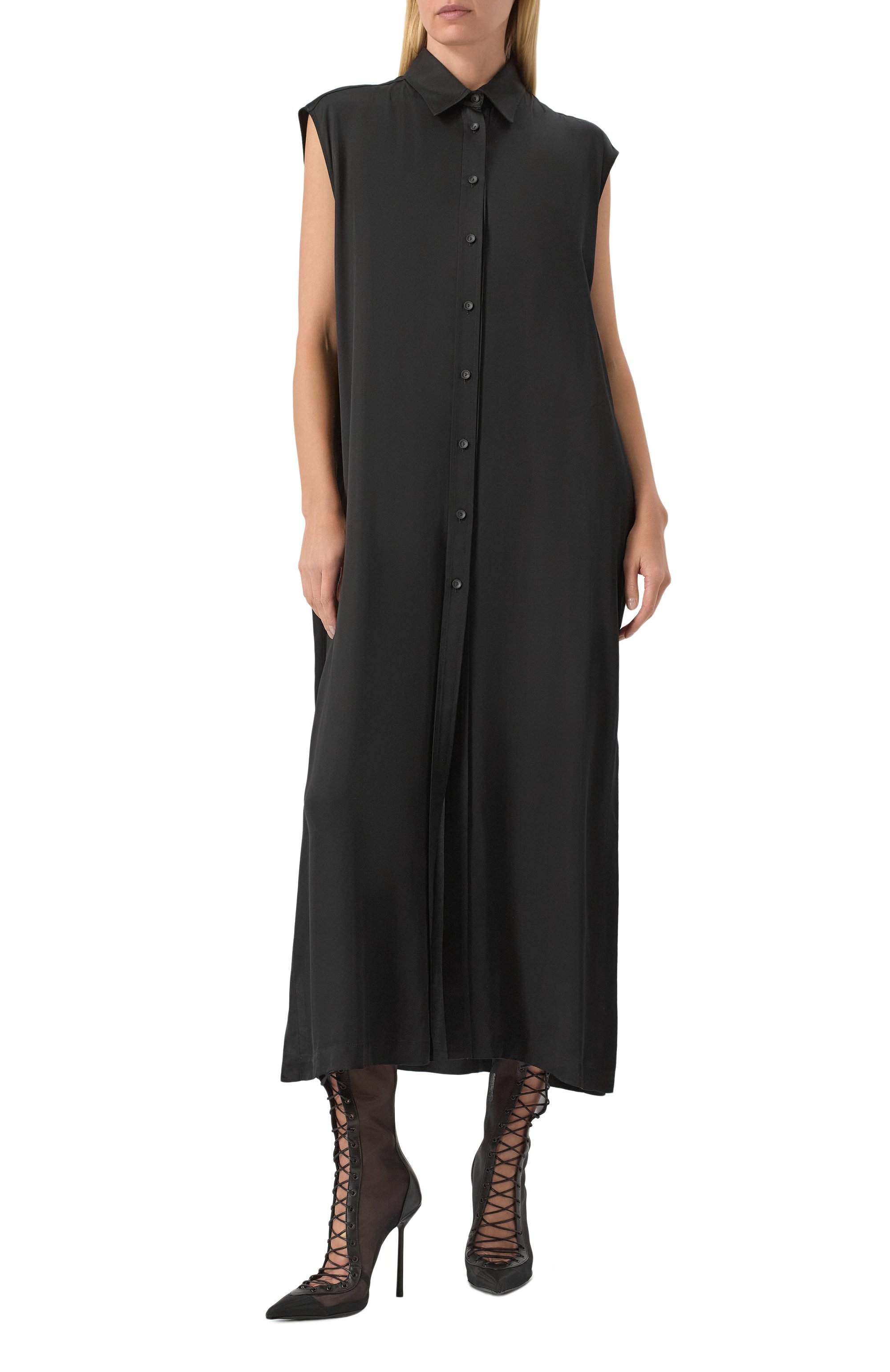 Атласная блузка ANDREA YA'AQOV, арт. 25WCAM60, фото 3