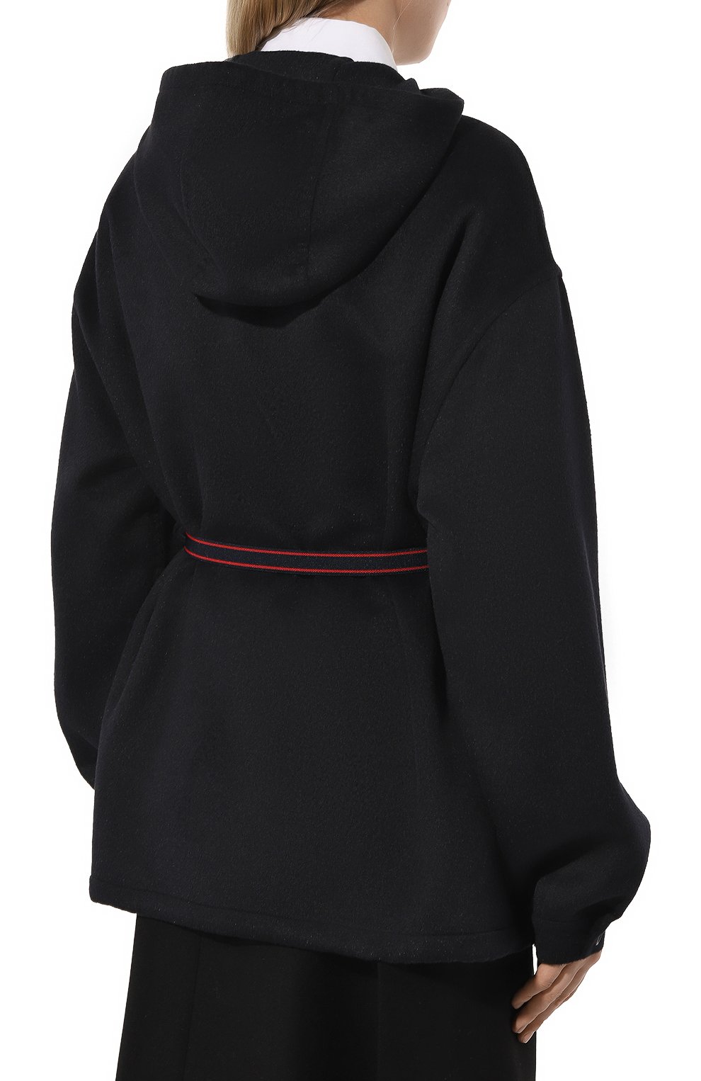 Шерстяная куртка PRADA черного цвета по цене 415000 руб., арт. P656MH-1CRU-F0G4F-201, фото 4 Шерстяная куртка PRADA, арт. P656MH-1CRU-F0G4F-201, фото 4