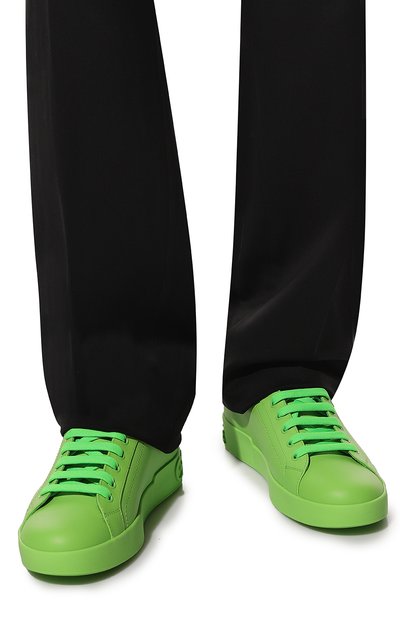 Кожаные кеды portofino DOLCE & GABBANA, арт. CS1772/A1065, фото 3