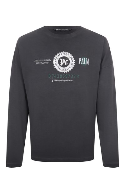 Мужская хлопковый лонгслив PALM ANGELS, арт. PMAB05CF25JER001