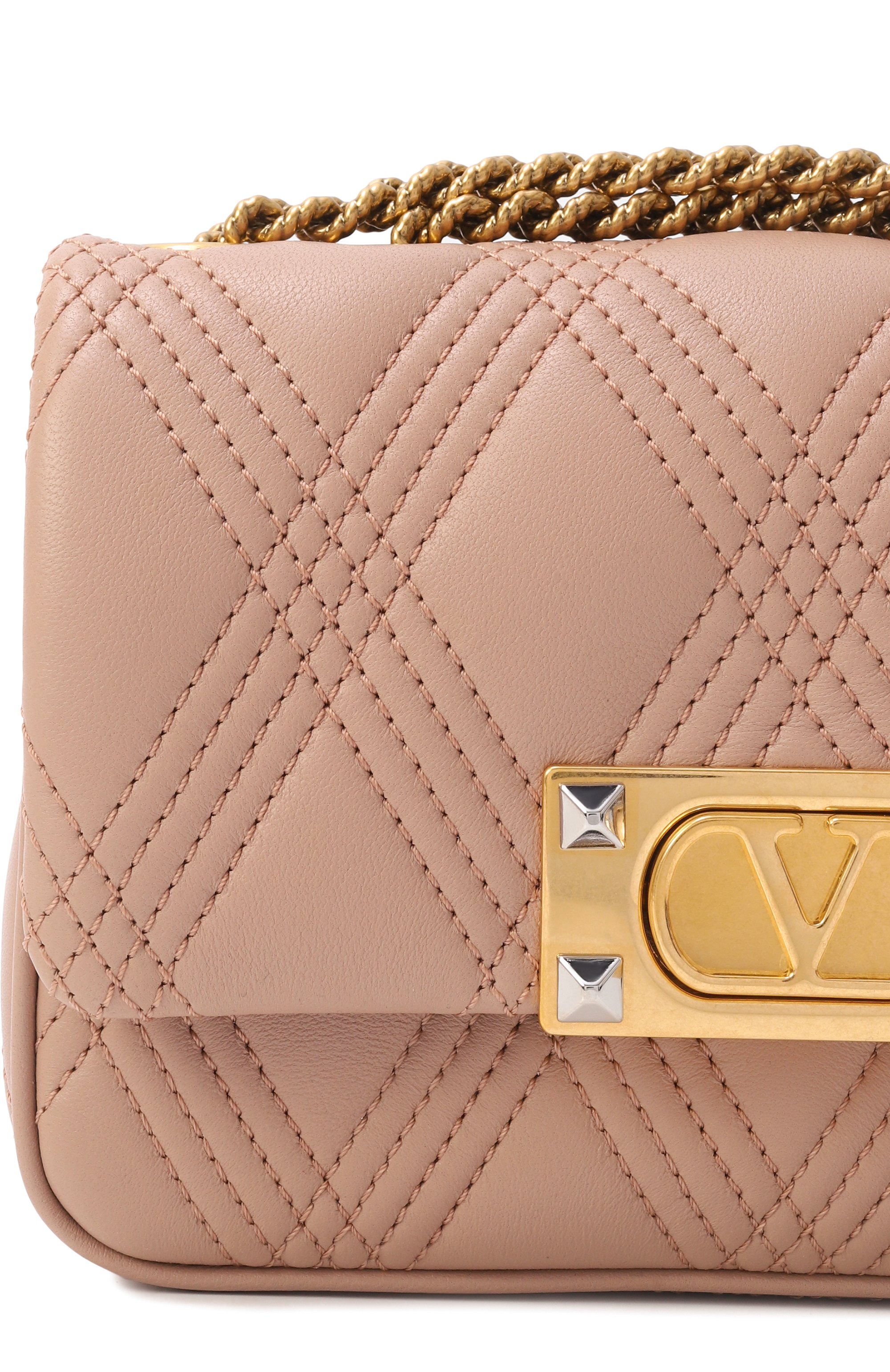 Сумка quiltie 67 small VALENTINO бежевого цвета по цене 343500 руб., арт. 6W2B0R08/XCA, фото 3 Сумка quiltie 67 small VALENTINO, арт. 6W2B0R08/XCA, фото 3