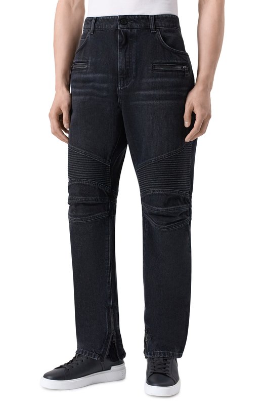 Джинсы Regular Balmain GH1MI105/DG13 Чёрный  GH1MI105/DG13 Фото 3