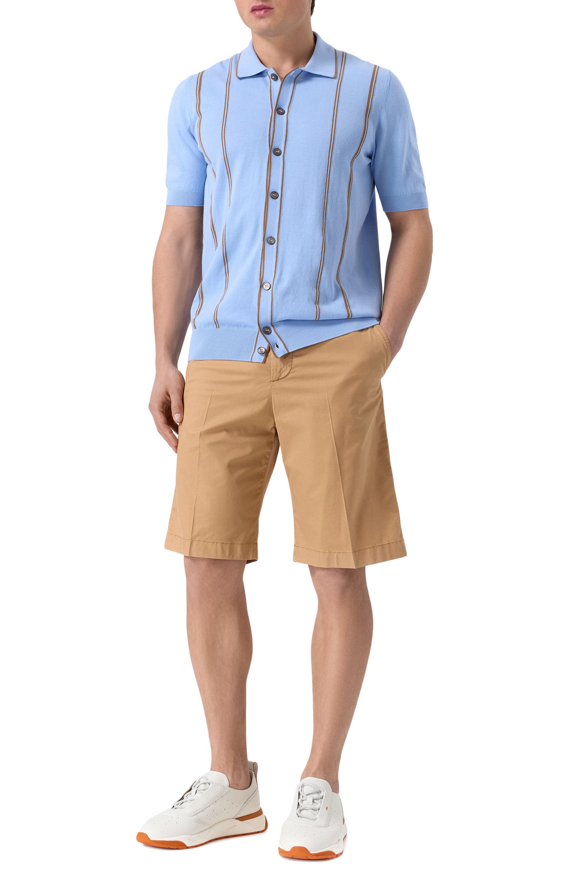 Хлопковая рубашка GRAN SASSO, арт. 59135/18041, фото 2