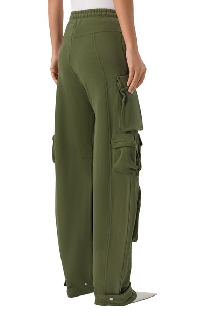 Хлопковые брюки-карго THE ATTICO, арт. 261WCP00260/JJF007AA, фото 4