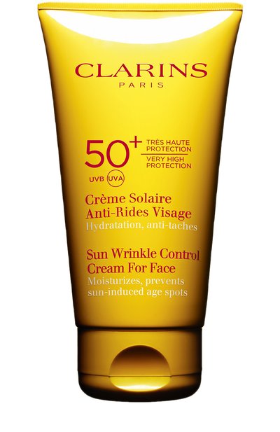 Женский солнцезащитный увлажняющий крем для лица uvb 50+ (75ml) CLARINS, арт. 1429100